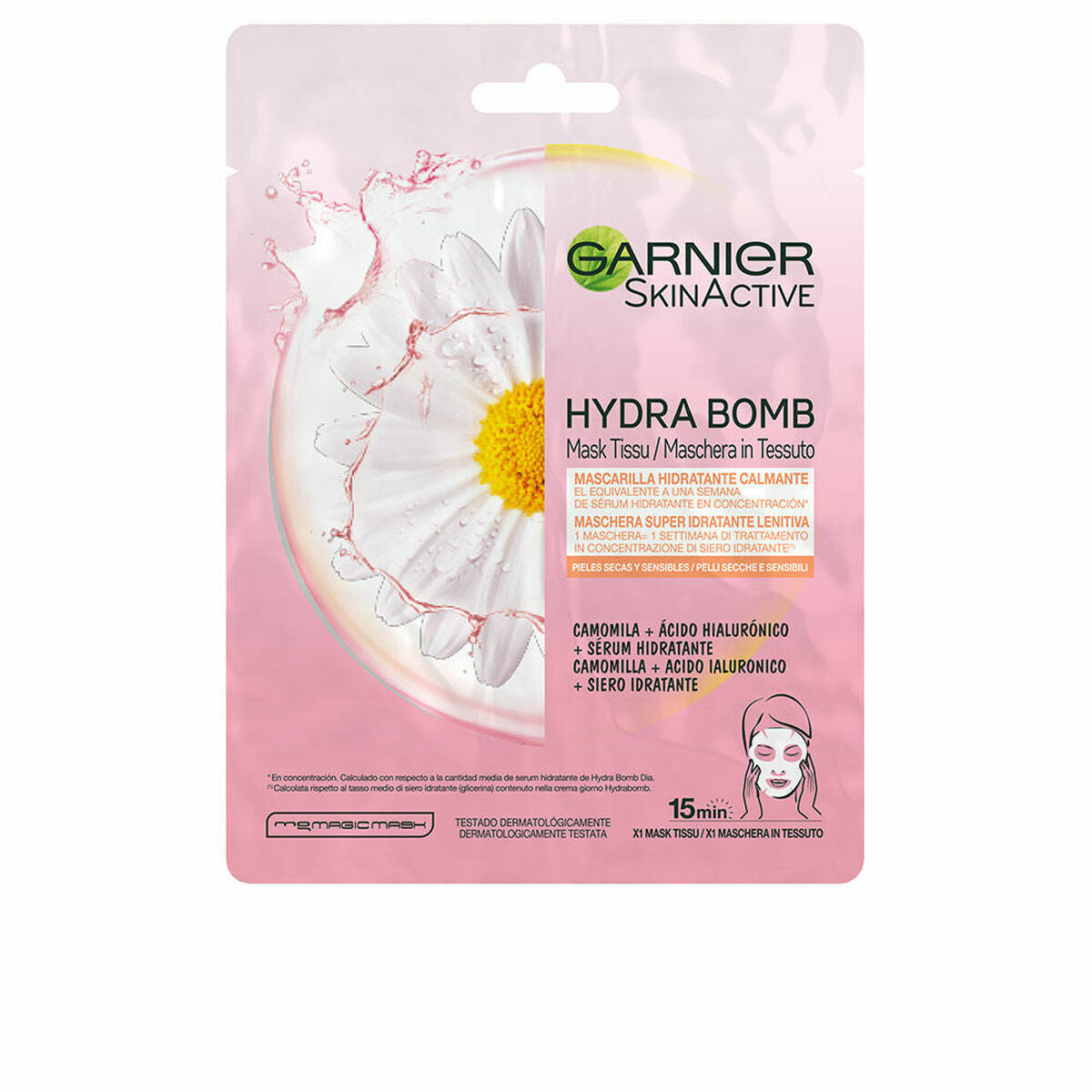 Facial Mask Garnier Skinactive Hydrabomb