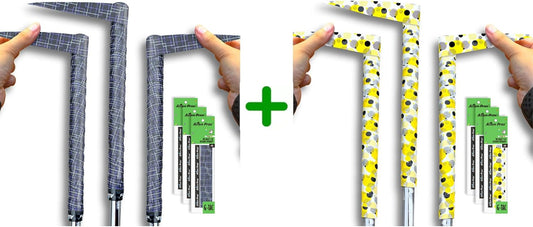 ALIEN PROS 6 Pack Puzzles & Yellow Montage Mix Golf Grip Wrapping Tapes - ReGrip in 1 Minute